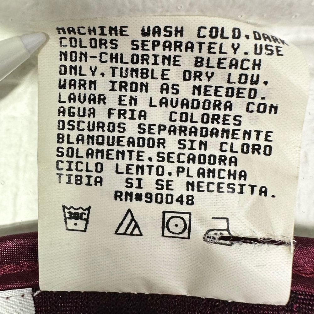 Vassarette Womens Burgundy Floral Burnout Velvet Camisole Tank Top Large RN90048 - Picture 14 of 16